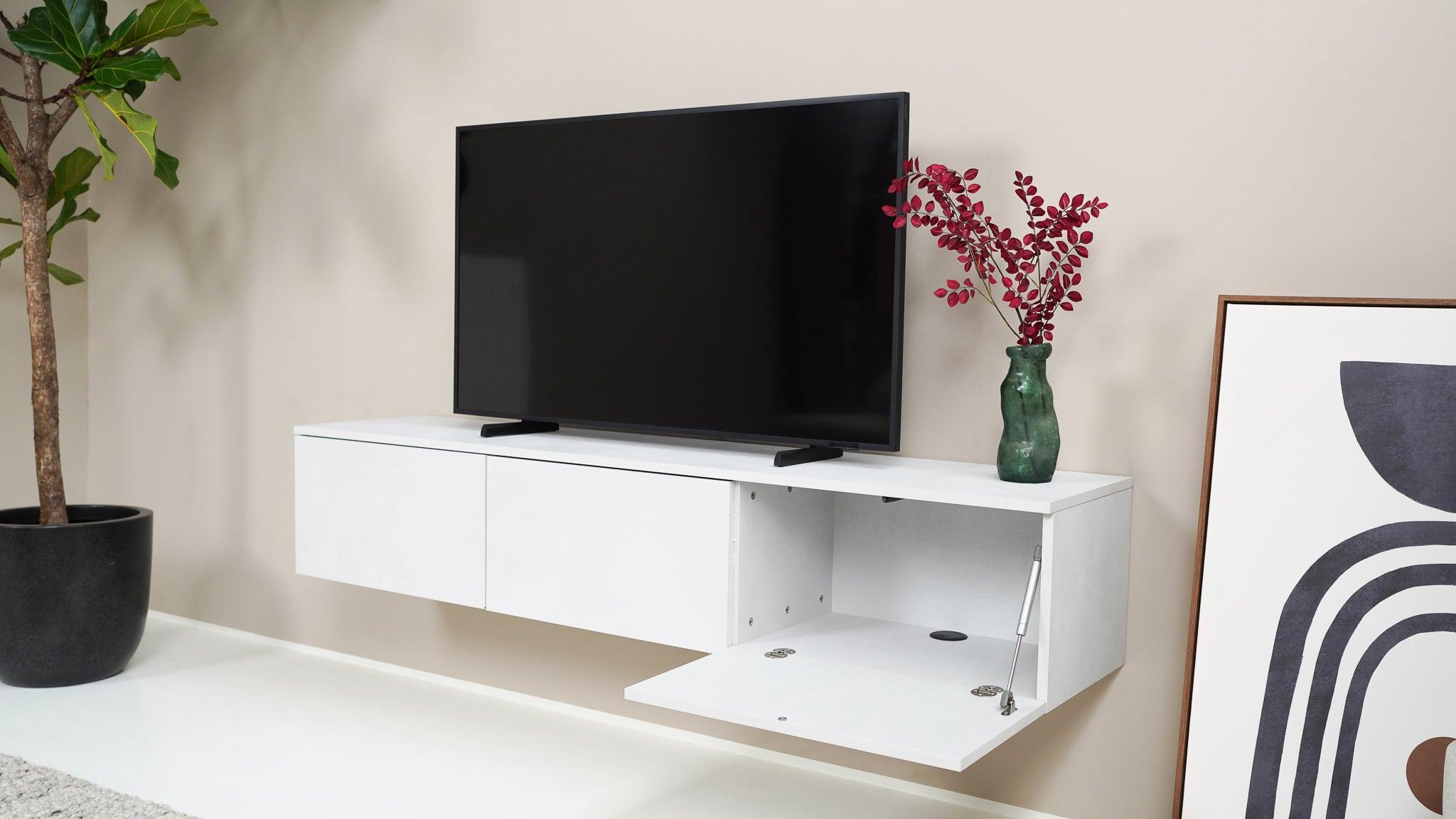 TV meubel - Beton Licht - 3 kleppen - {{ product.type }} - Kas20