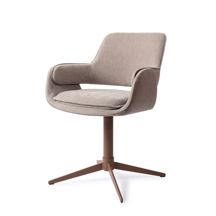Oketo No Grey Mouse Eetkamerstoel - draaibaar - {{ product.type }} - Kas20