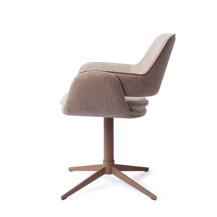 Oketo No Grey Mouse Eetkamerstoel - draaibaar - {{ product.type }} - Kas20