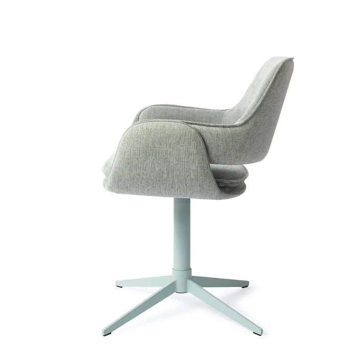 Oketo Green Midori Eetkamerstoel - Draaibaar - {{ product.type }} - Kas20