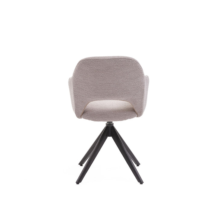 Eetkamerstoel Liam - Alpine Naturel - Hout smoked Draaibaar onderstel - {{ product.type }} - Kas20