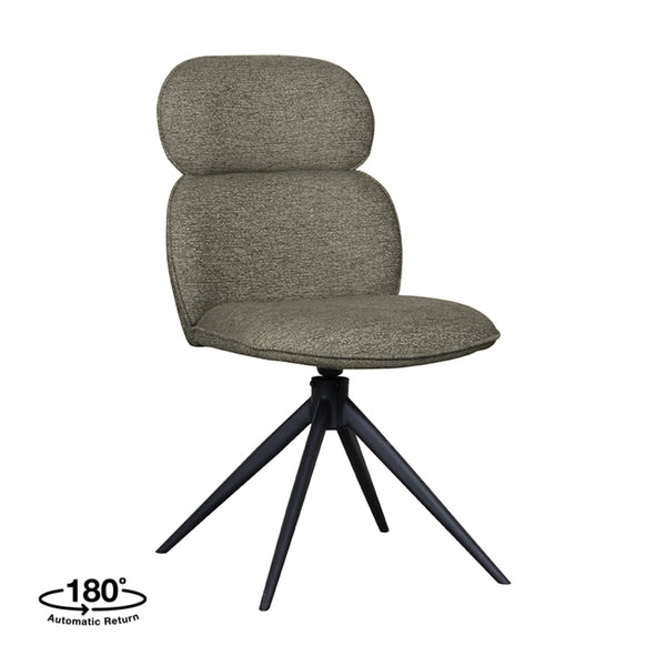 Eetkamerstoel Finnegan - Truffel grijs - Boucle (set van 2) - {{ product.type }} - Kas20