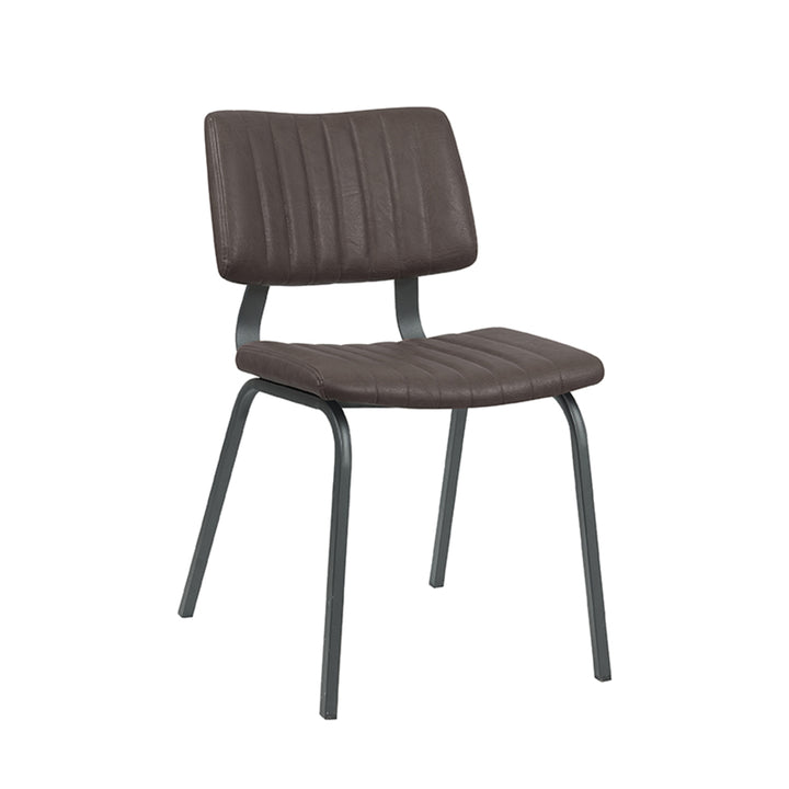 Eetkamerstoel Gioioso - Donkerbruin - PU-Leder (set van 2) - {{ product.type }} - Kas20