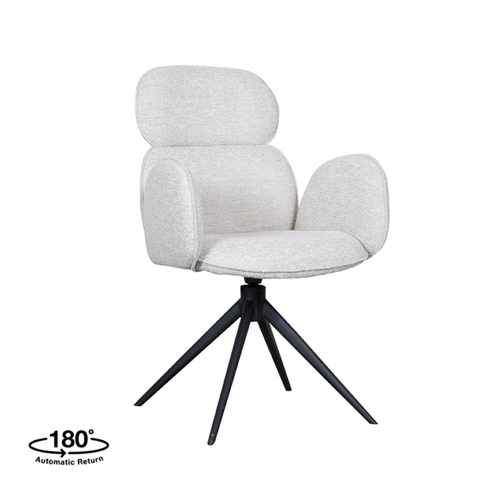 Eetkamerstoel Vadim - Naturel - Boucle (set van 2) - {{ product.type }} - Kas20