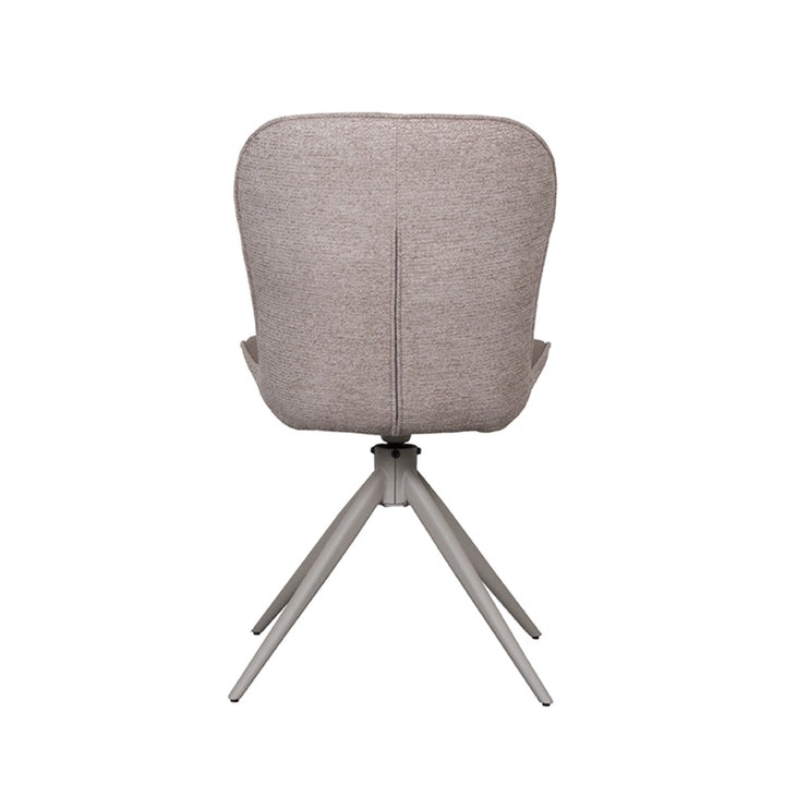 Eetkamerstoel Thaddeus - Bruin - Microfiber (set van 2) - {{ product.type }} - Kas20