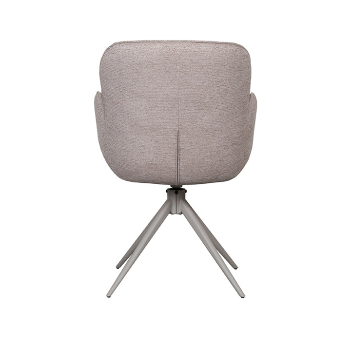 Eetkamerstoel Lucien - Bruin - Microfiber (set van 2) - {{ product.type }} - Kas20