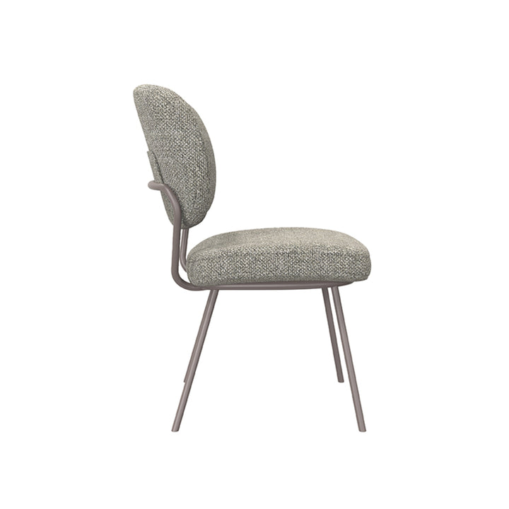 Eetkamerstoel Sereno - Truffel grijs - Boucle (set van 2) - {{ product.type }} - Kas20
