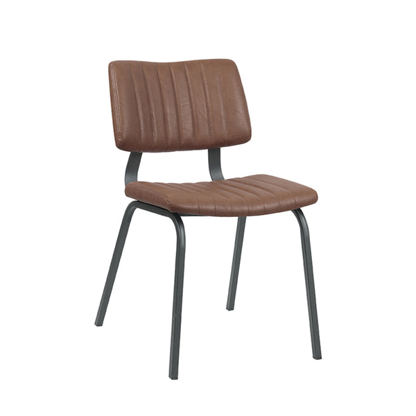 Eetkamerstoel Gioioso - Bruin - PU-Leder (set van 2) - {{ product.type }} - Kas20