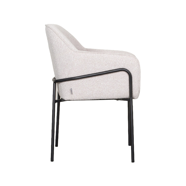 Eetkamerstoel Dario - Naturel - Boucle - {{ product.type }} - Kas20