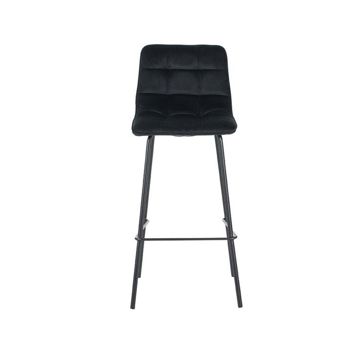 Barkruk Brio - Zwart - Fluweel (set van 2) - {{ product.type }} - Kas20