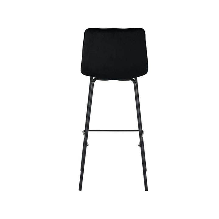Barkruk Brio - Zwart - Fluweel (set van 2) - {{ product.type }} - Kas20