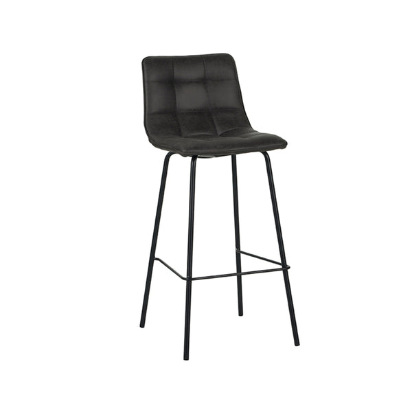 Barkruk Brio - Antraciet - Micro Suede (set van 2) - {{ product.type }} - Kas20