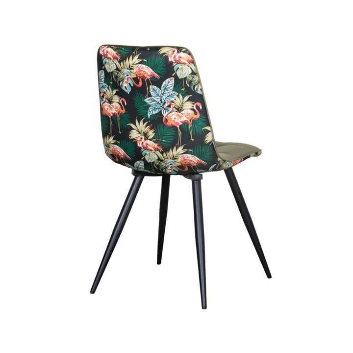 Eetkamerstoel Brio - Multicolor - Fluweel - Black Frame (set van 4) - {{ product.type }} - Kas20