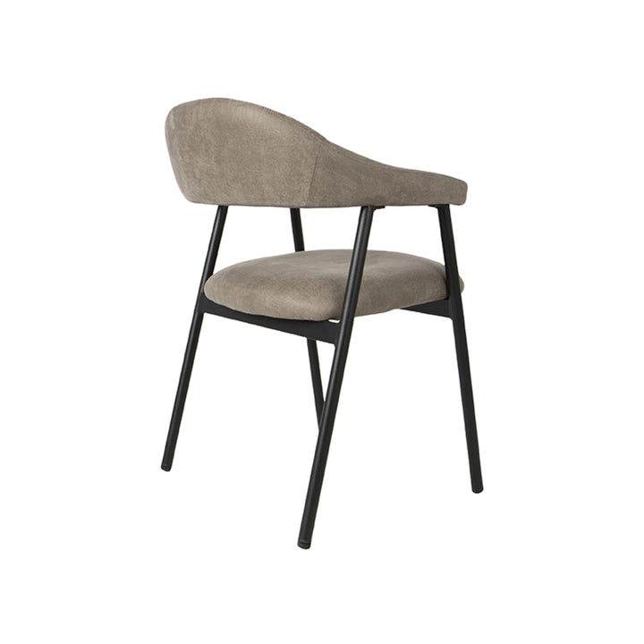 Eetkamerstoel Amara - Taupe - Micro Suede (set van 2) - {{ product.type }} - Kas20