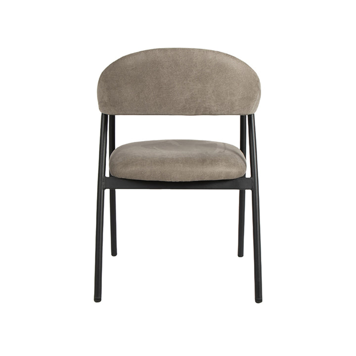 Eetkamerstoel Amara - Taupe - Micro Suede (set van 2) - {{ product.type }} - Kas20