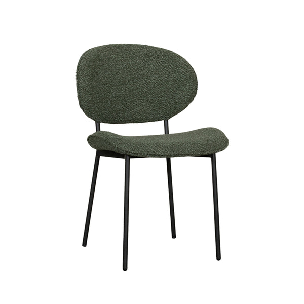 Eetkamerstoel Solstice - Forest - Boucle - Black Frame (set van 2) - {{ product.type }} - Kas20