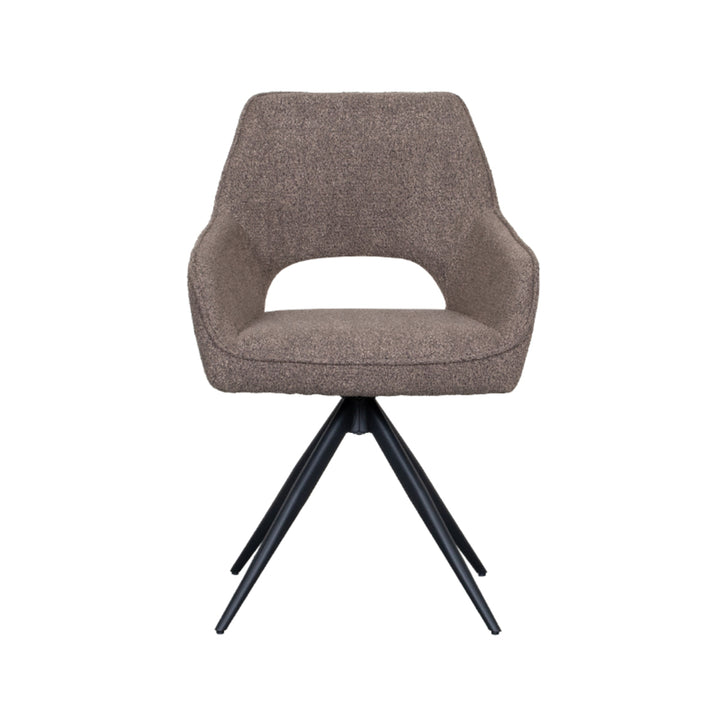 Eetkamerstoel Florenz - Bruin - Boucle (set van 2) - {{ product.type }} - Kas20
