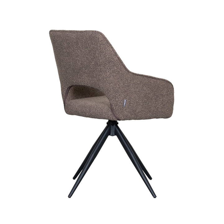 Eetkamerstoel Florenz - Bruin - Boucle (set van 2) - {{ product.type }} - Kas20