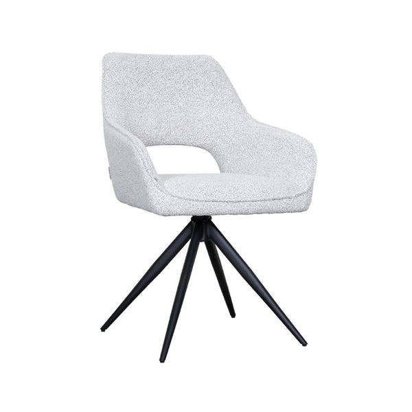 Eetkamerstoel Florenz - Wit - Boucle (set van 2) - {{ product.type }} - Kas20