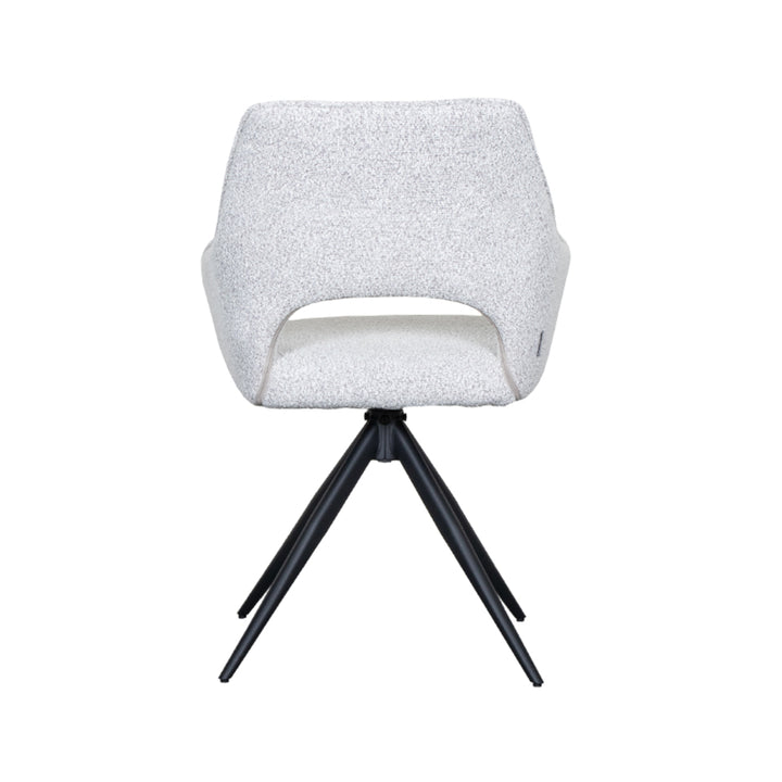 Eetkamerstoel Florenz - Wit - Boucle (set van 2) - {{ product.type }} - Kas20