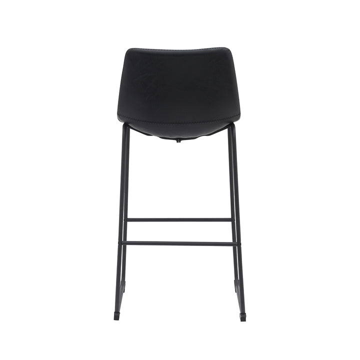 Barkruk Raffinato - Zwart - PU-Leder - Zithoogte 75 (set van 2) - {{ product.type }} - Kas20