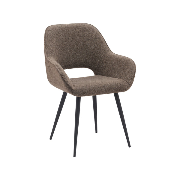 Eetkamerstoel Eclissi - Bruin - Boucle (set van 2) - {{ product.type }} - Kas20