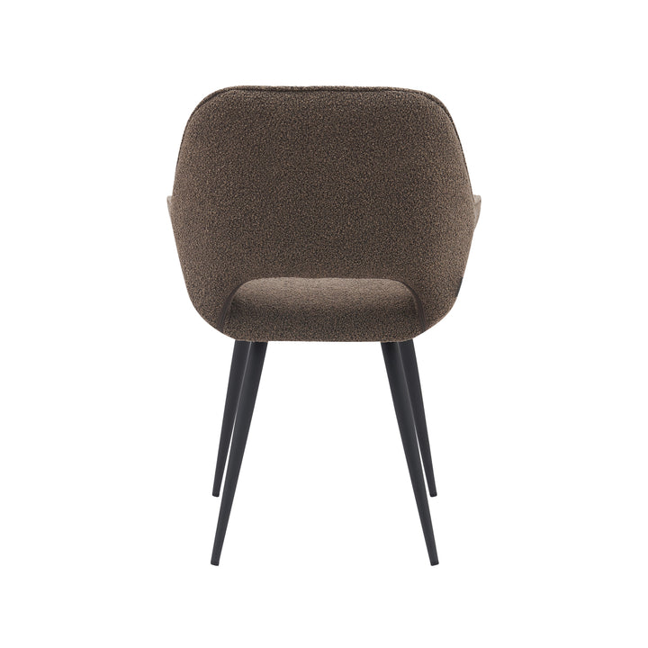 Eetkamerstoel Eclissi - Bruin - Boucle (set van 2) - {{ product.type }} - Kas20