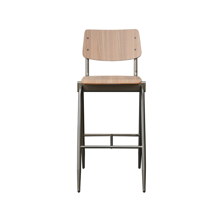 Barkruk Stella - Bruin - Hout - Zithoogte 75 (set van 2) - {{ product.type }} - Kas20