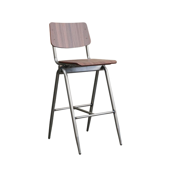 Barkruk Stella - Donkerbruin - Hout - Zithoogte 75 (set van 2) - {{ product.type }} - Kas20