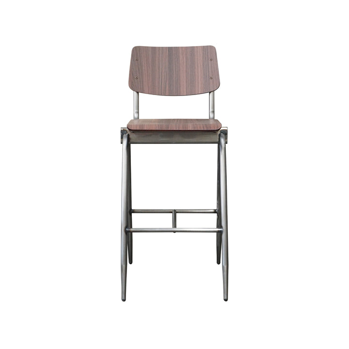 Barkruk Stella - Donkerbruin - Hout - Zithoogte 75 (set van 2) - {{ product.type }} - Kas20