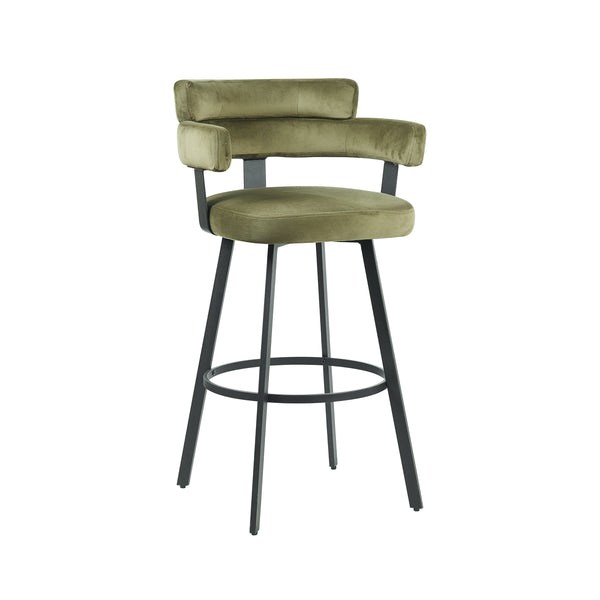 Barkruk Eleganza - Hunter - Fluweel - Zithoogte 75 (set van 2) - {{ product.type }} - Kas20