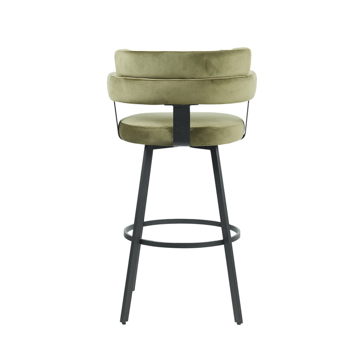 Barkruk Eleganza - Hunter - Fluweel - Zithoogte 75 (set van 2) - {{ product.type }} - Kas20