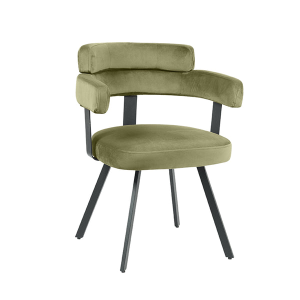 Eetkamerstoel Eleganza - Hunter - Fluweel (set van 2) - {{ product.type }} - Kas20