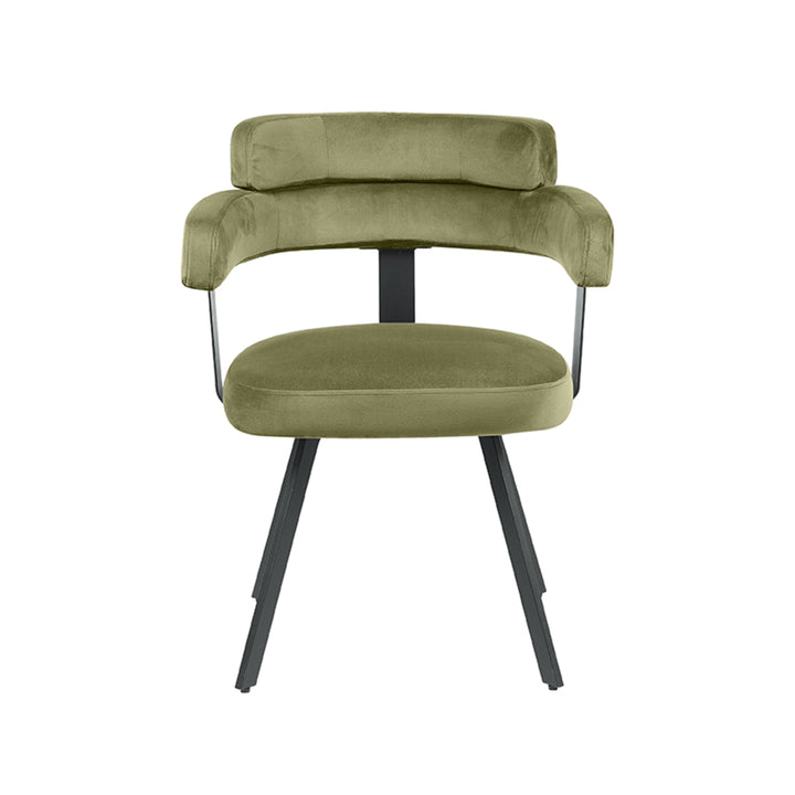 Eetkamerstoel Eleganza - Hunter - Fluweel (set van 2) - {{ product.type }} - Kas20