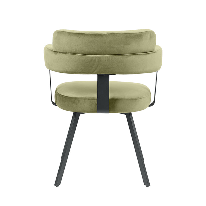 Eetkamerstoel Eleganza - Hunter - Fluweel (set van 2) - {{ product.type }} - Kas20