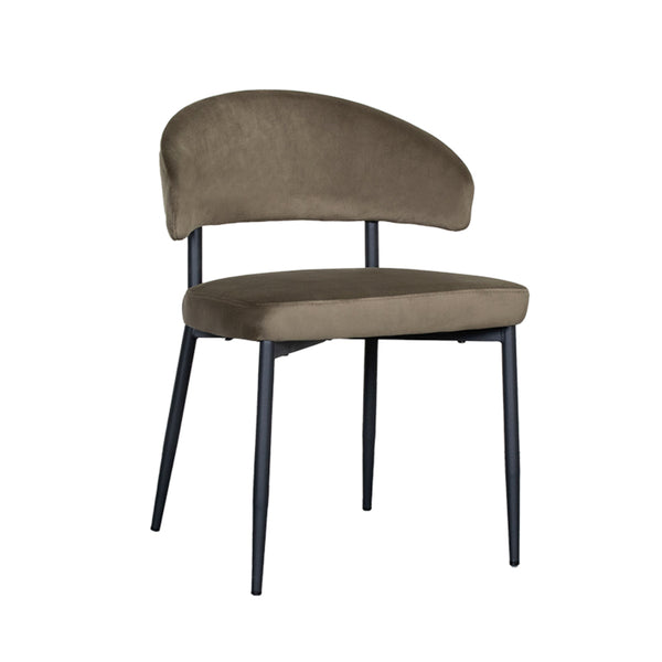 Eetkamerstoel Elysia - Hunter - Fluweel (set van 2) - {{ product.type }} - Kas20