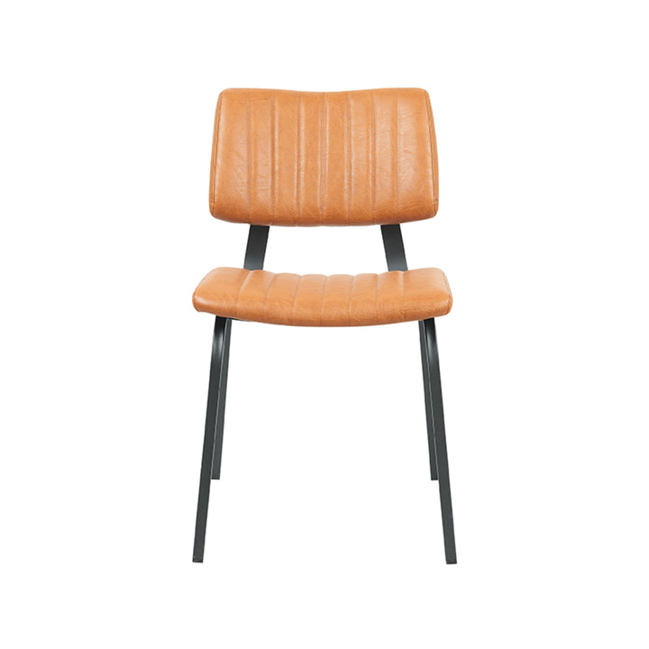 Eetkamerstoel Gioioso - Cognac - PU-Leder (set van 2) - {{ product.type }} - Kas20