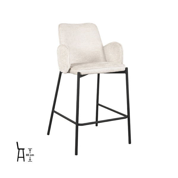 Barkruk Jonas - Crème - Elegance (set van 2) - {{ product.type }} - Kas20