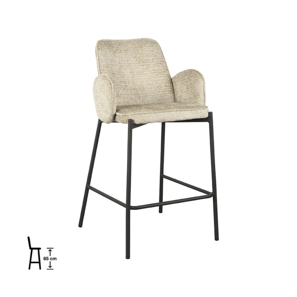Barkruk Jonas - Beige - Elegance (set van 2) - {{ product.type }} - Kas20