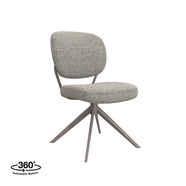 Eetkamerstoel Gilded - Truffel grijs - Boucle (set van 2) - {{ product.type }} - Kas20