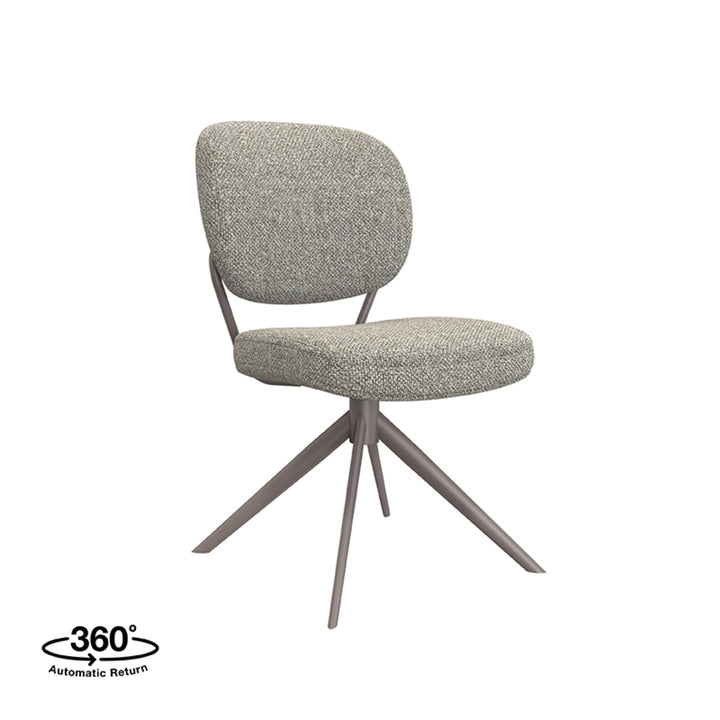 Eetkamerstoel Gilded - Truffel grijs - Boucle (set van 2) - {{ product.type }} - Kas20
