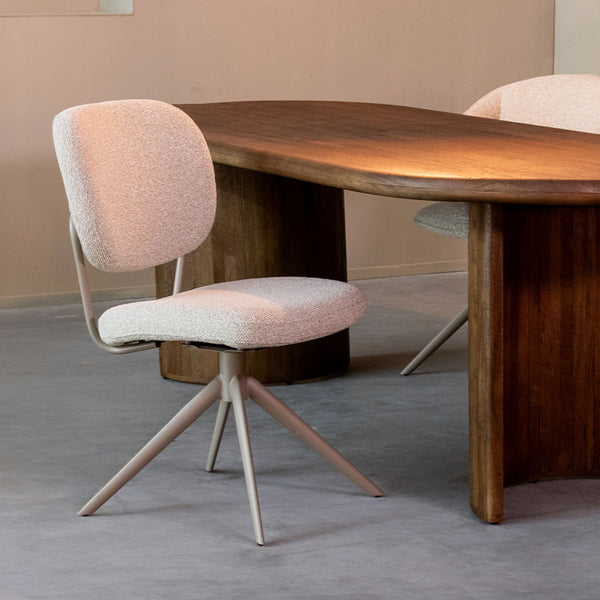 Eetkamerstoel Gilded - Naturel - Boucle (set van 2) - {{ product.type }} - Kas20