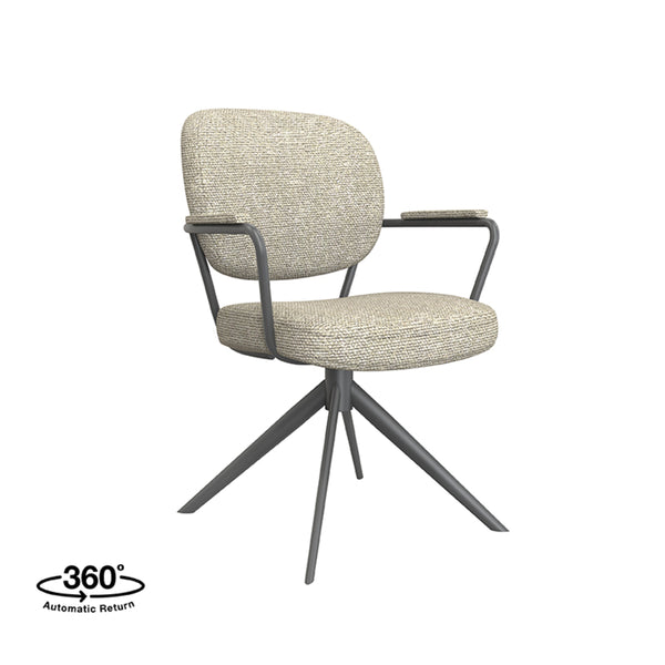 Eetkamerstoel Bello - Naturel - Boucle - {{ product.type }} - Kas20