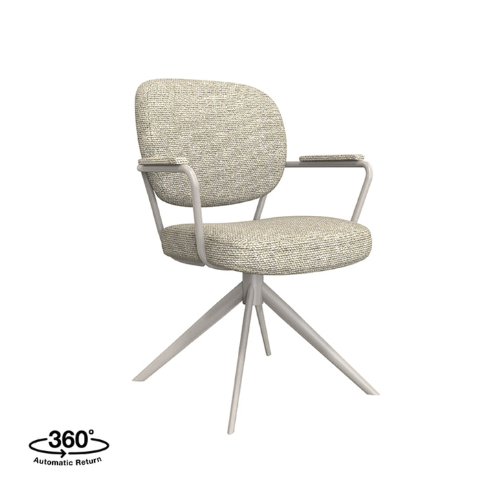 Eetkamerstoel Bello - Naturel - Boucle - {{ product.type }} - Kas20