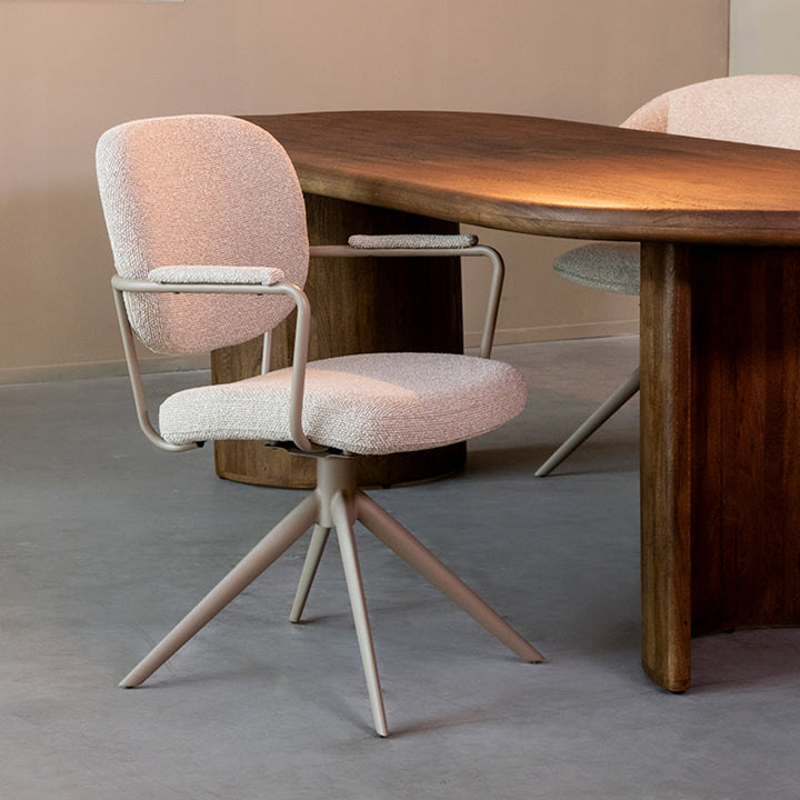 Eetkamerstoel Bello - Naturel - Boucle - {{ product.type }} - Kas20