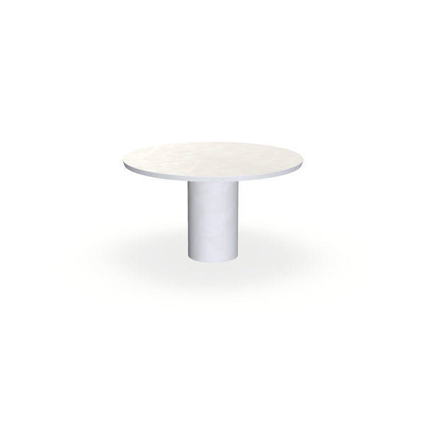 Eettafel Beton Creamy White - Rond - Columbus D40 - {{ product.type }} - Kas20