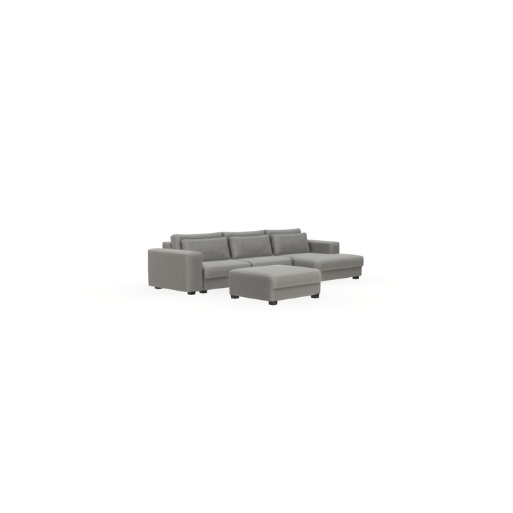 Bank Micha Sienna 1 - 3 Zit Divan Rechts - {{ product.type }} - Kas20