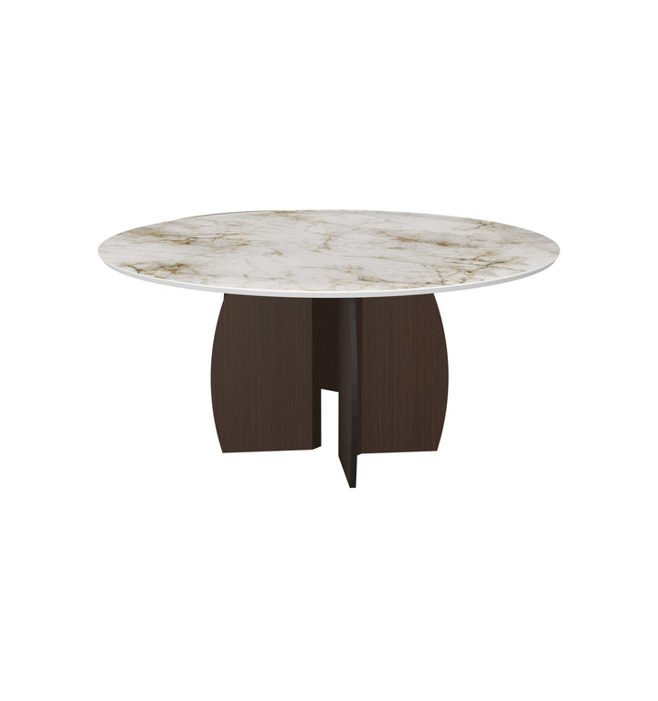 Keramiek/Fenix duo Salontafel - Rond - Maan onderstel - {{ product.type }} - Kas20