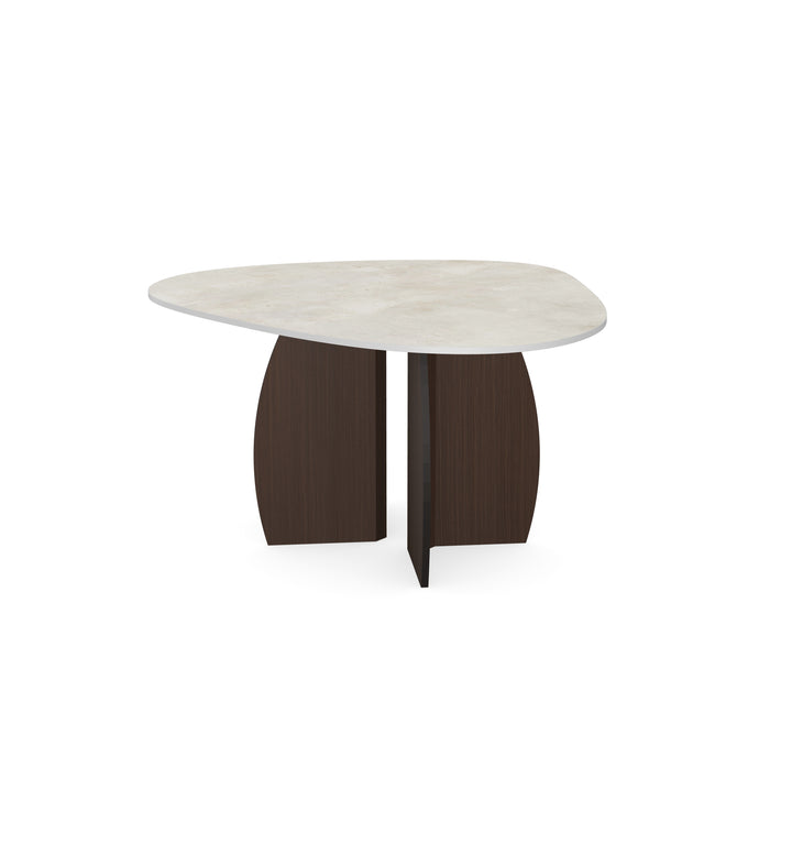 Keramiek Salontafel Distritio Marfil - Druppel - Maan onderstel - {{ product.type }} - Kas20