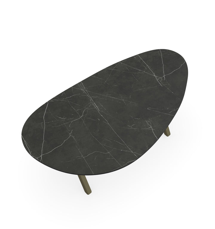 Keramiek Salontafel Paladio Mat - Kiezel A - Scissor onderstel - {{ product.type }} - Kas20